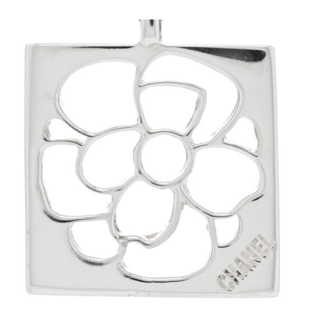 CHANEL Open Camillia 925 Sterling Silver Necklace - Picture 3 of 12